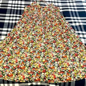 J Crew floral print dress size 16